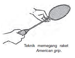 Teknik Memegang Raket American Grip