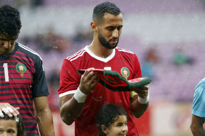 Mehdi Benatia saat menjadi Kapten Timnas Maroko di Piala Dunia 2018 yang lalu