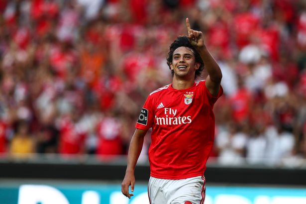 Joao Felix saat lakukan Selebrasi usai cetak gol untuk Benfica (Newsrnd)