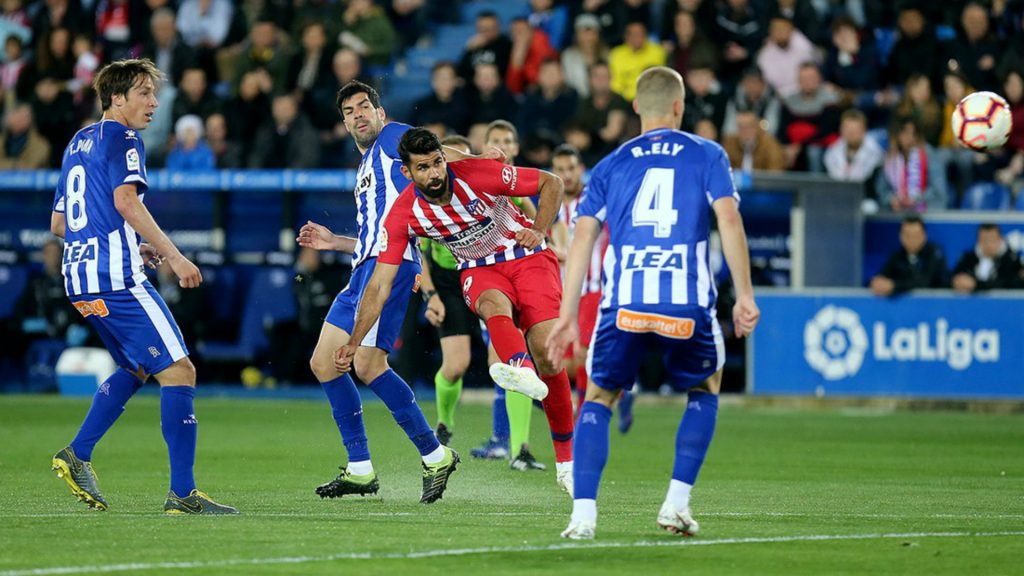 Diego Costa sumbang 1 gol saat Atletico Madrid hancurkan Alaves