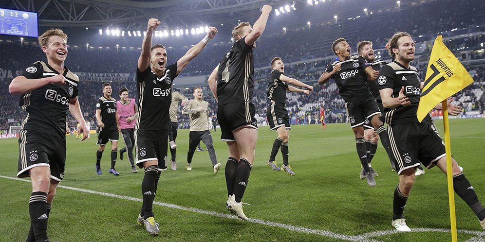 Ajax Melaju ke Semifinal Usal Taklukkan Juventus 1-2